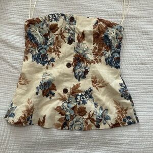 Floral Print Women's Top